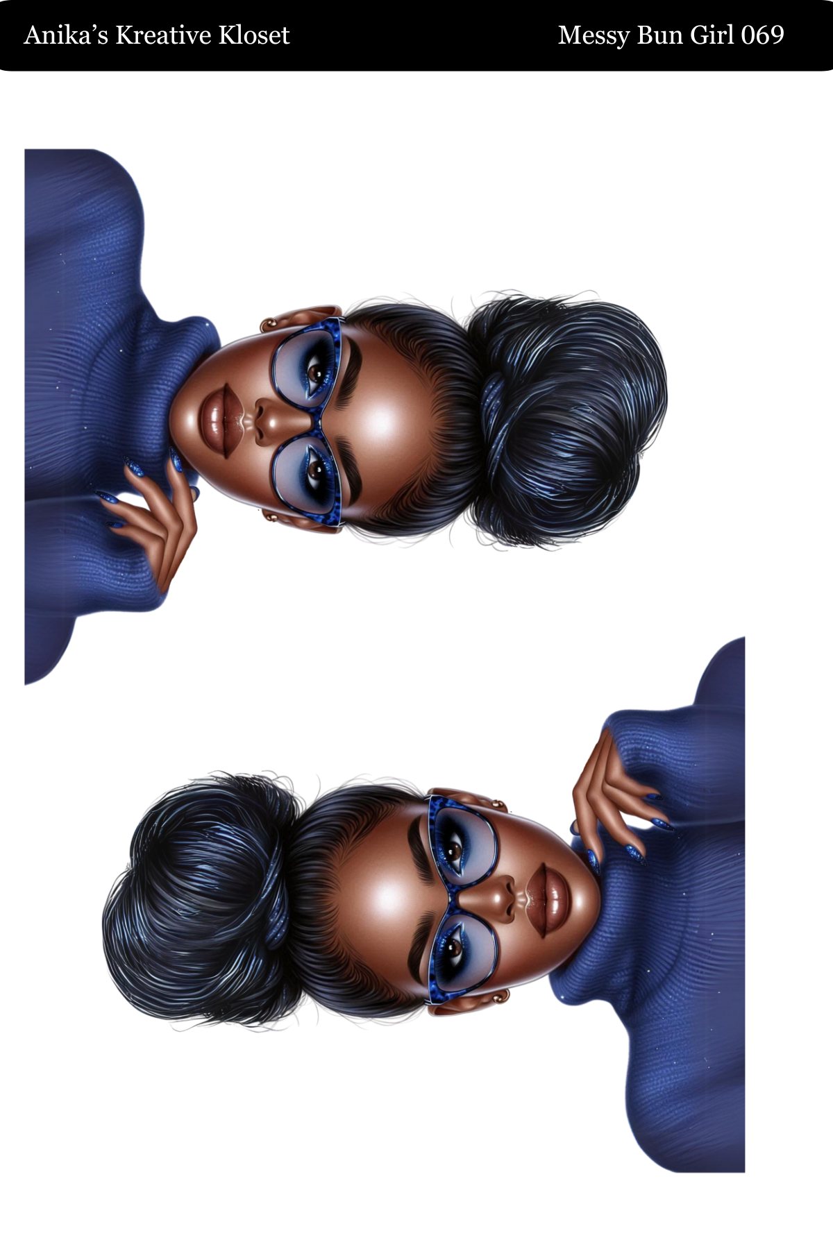 Messy Bun Girl 058 - 069 Matte