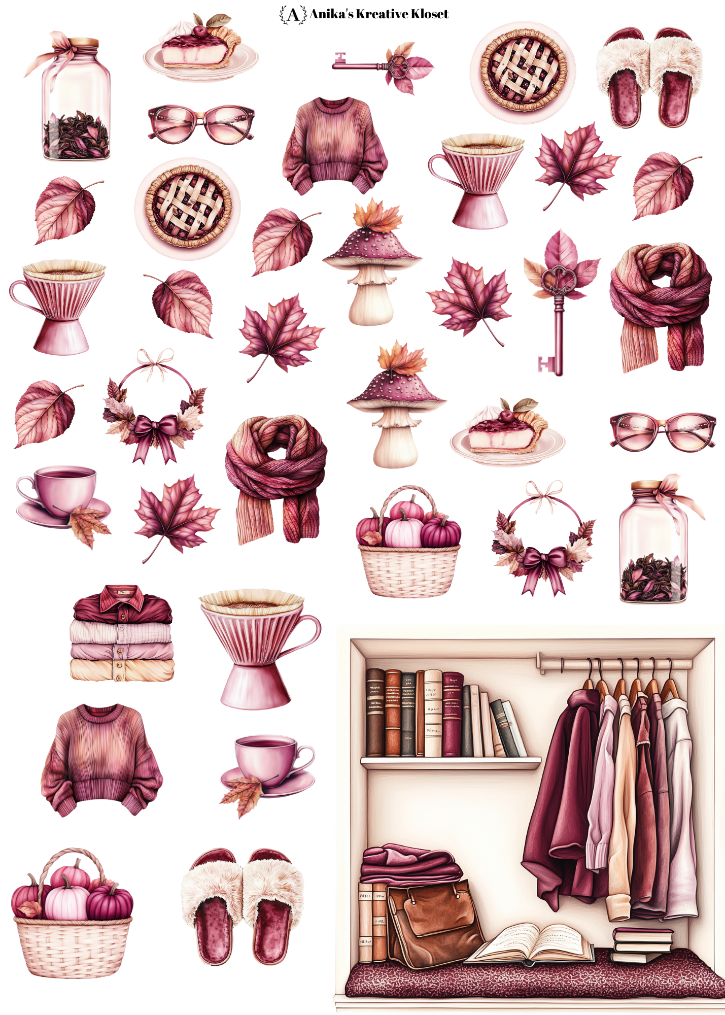 November Monthly Sticker Kit