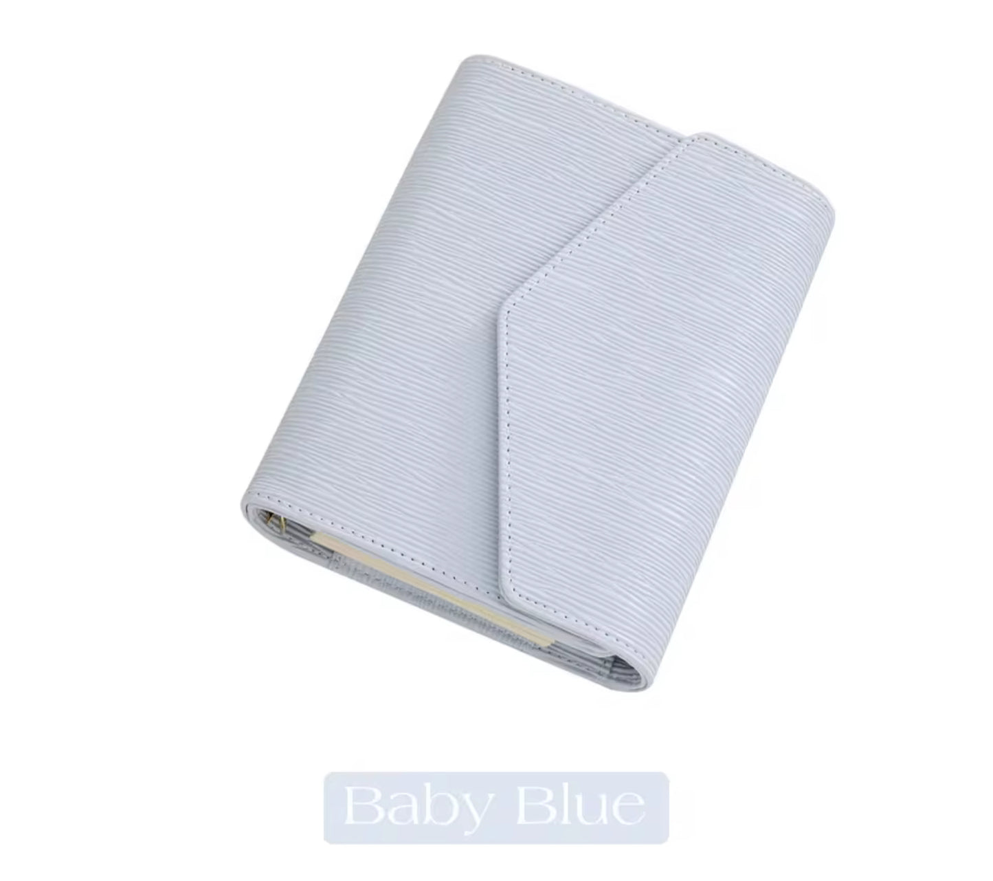 A6 Saffiano Epi Budget Binder – Stylish & Durable Money Organizer