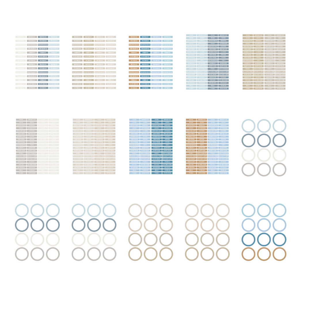 Summer Functional Sticker Book