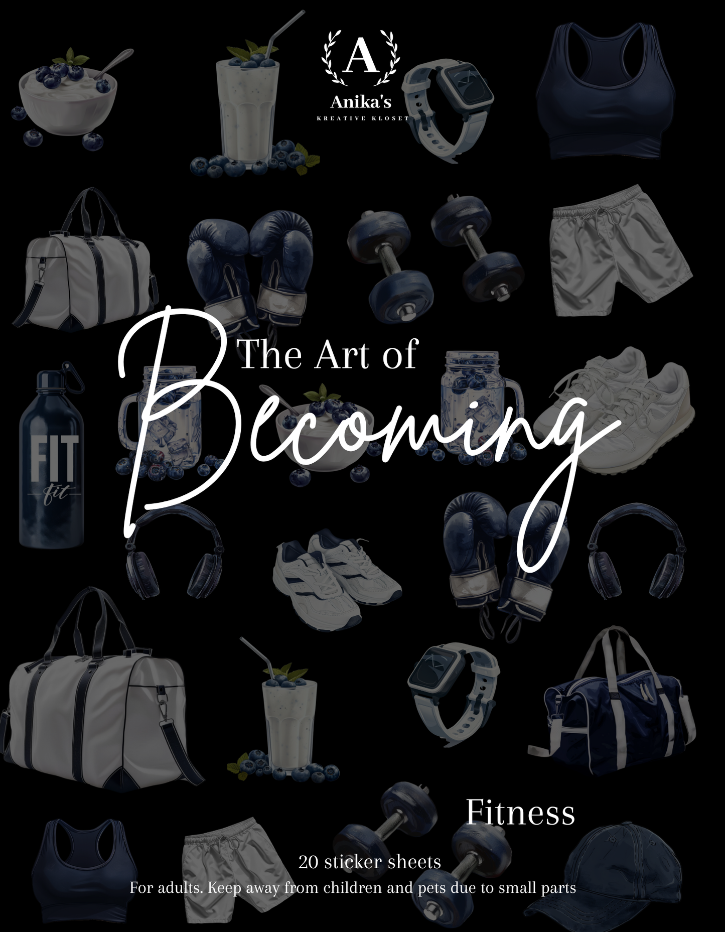 Fitness Sticker Book