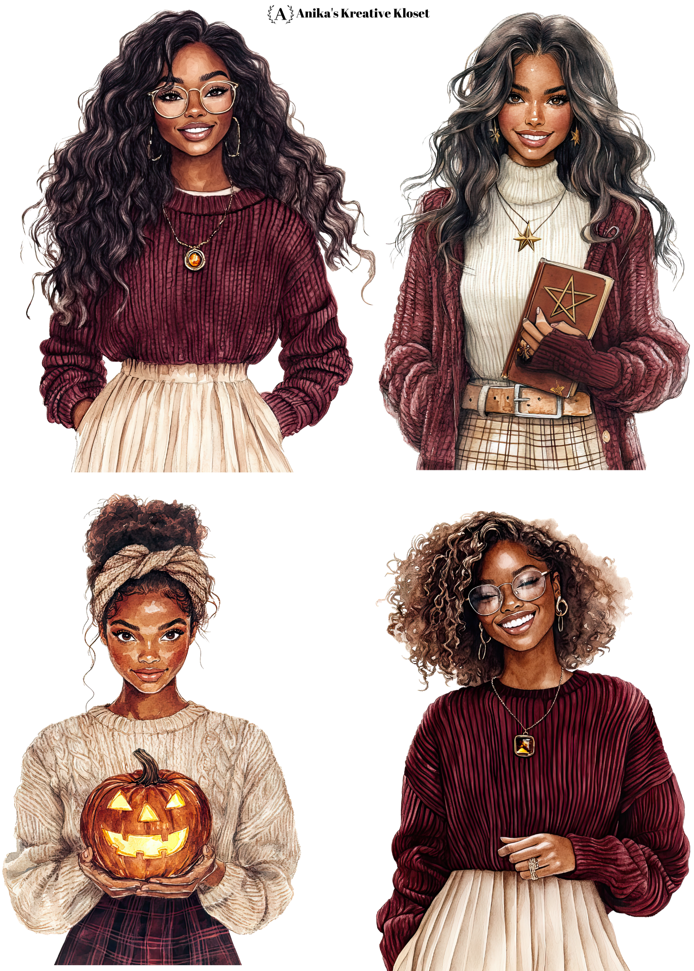 October Monthly Add-On Doll 1 & 2