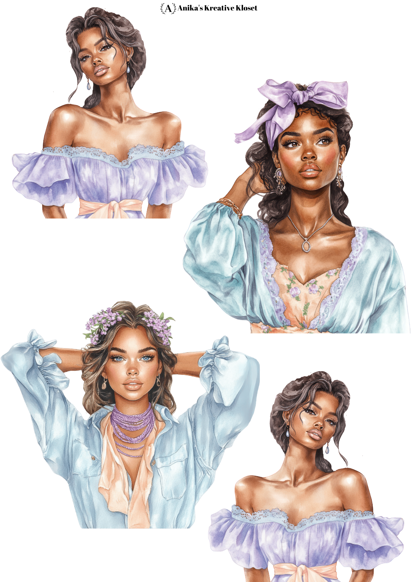 August Monthly Add-on Dolls 1 & 2