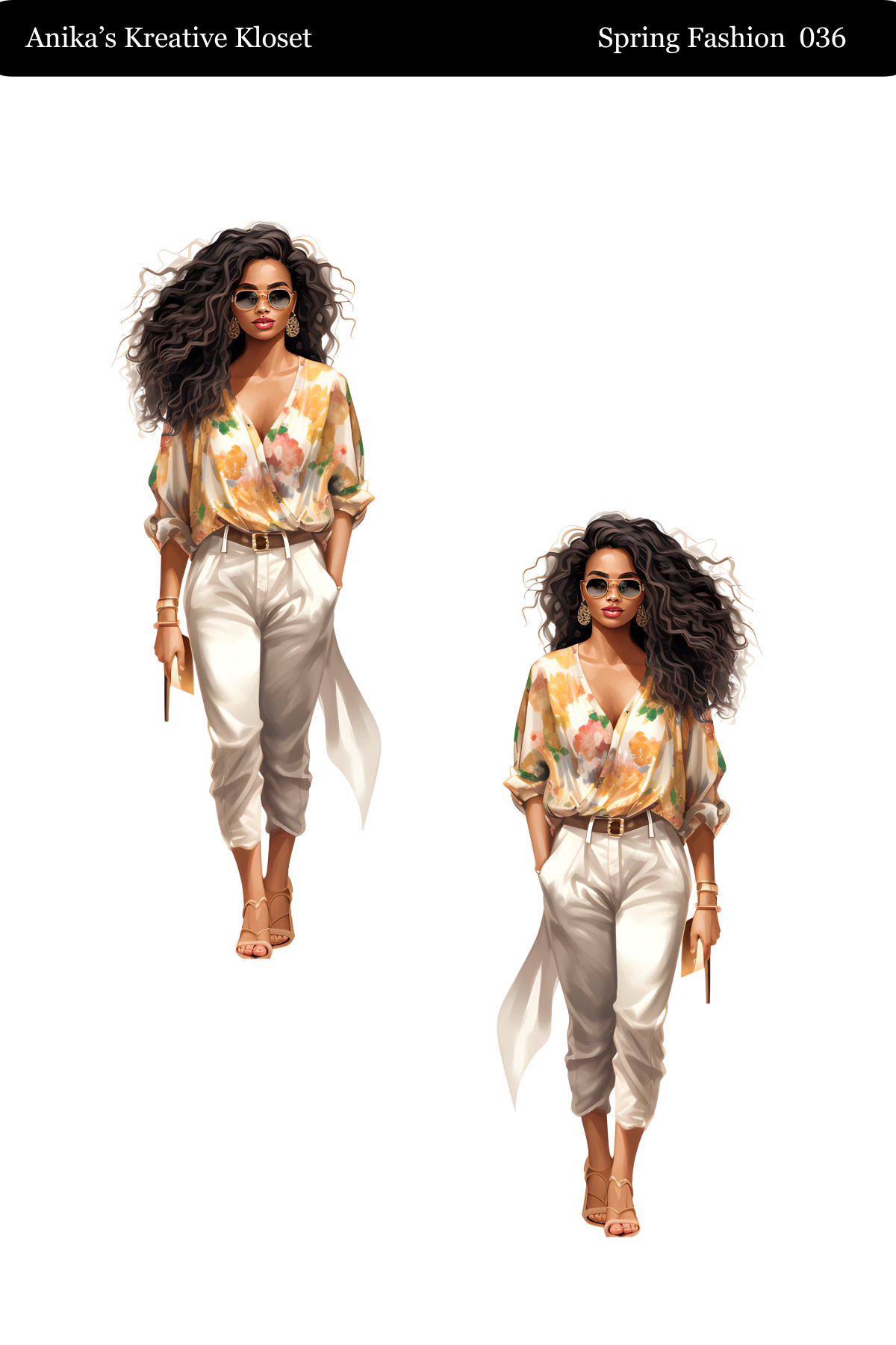 Spring Fashion Dolls PET Material Sticker Paper