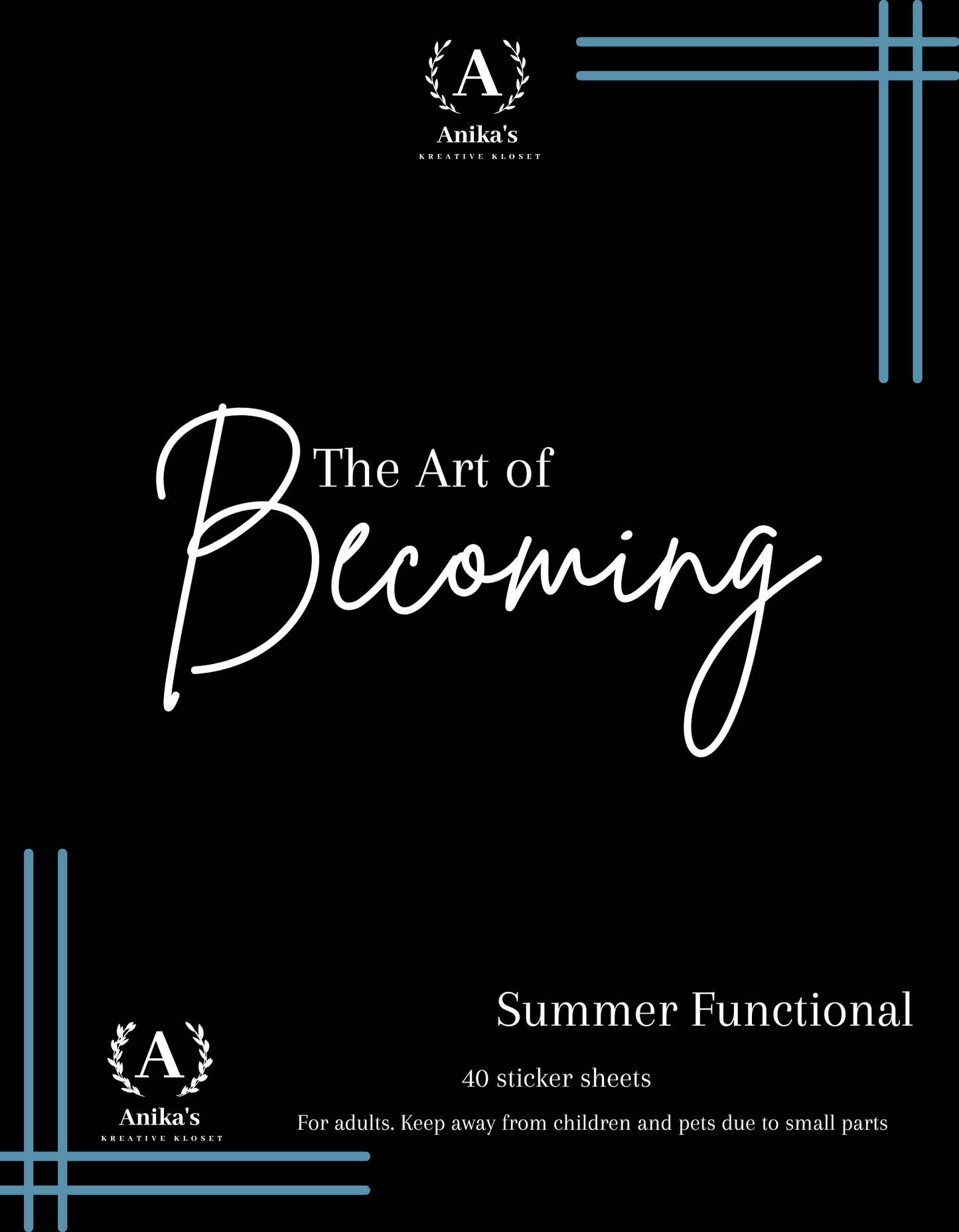 Summer Functional Sticker Book