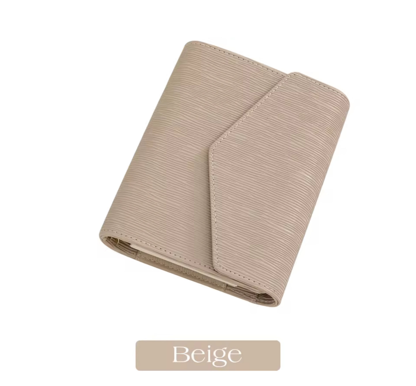 A6 Saffiano Epi Budget Binder – Stylish & Durable Money Organizer