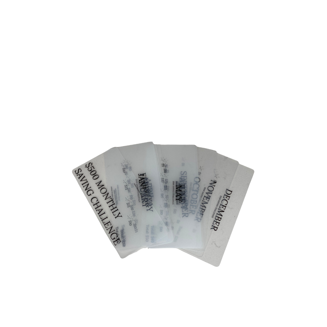 $500 Monthly Saving Challenge