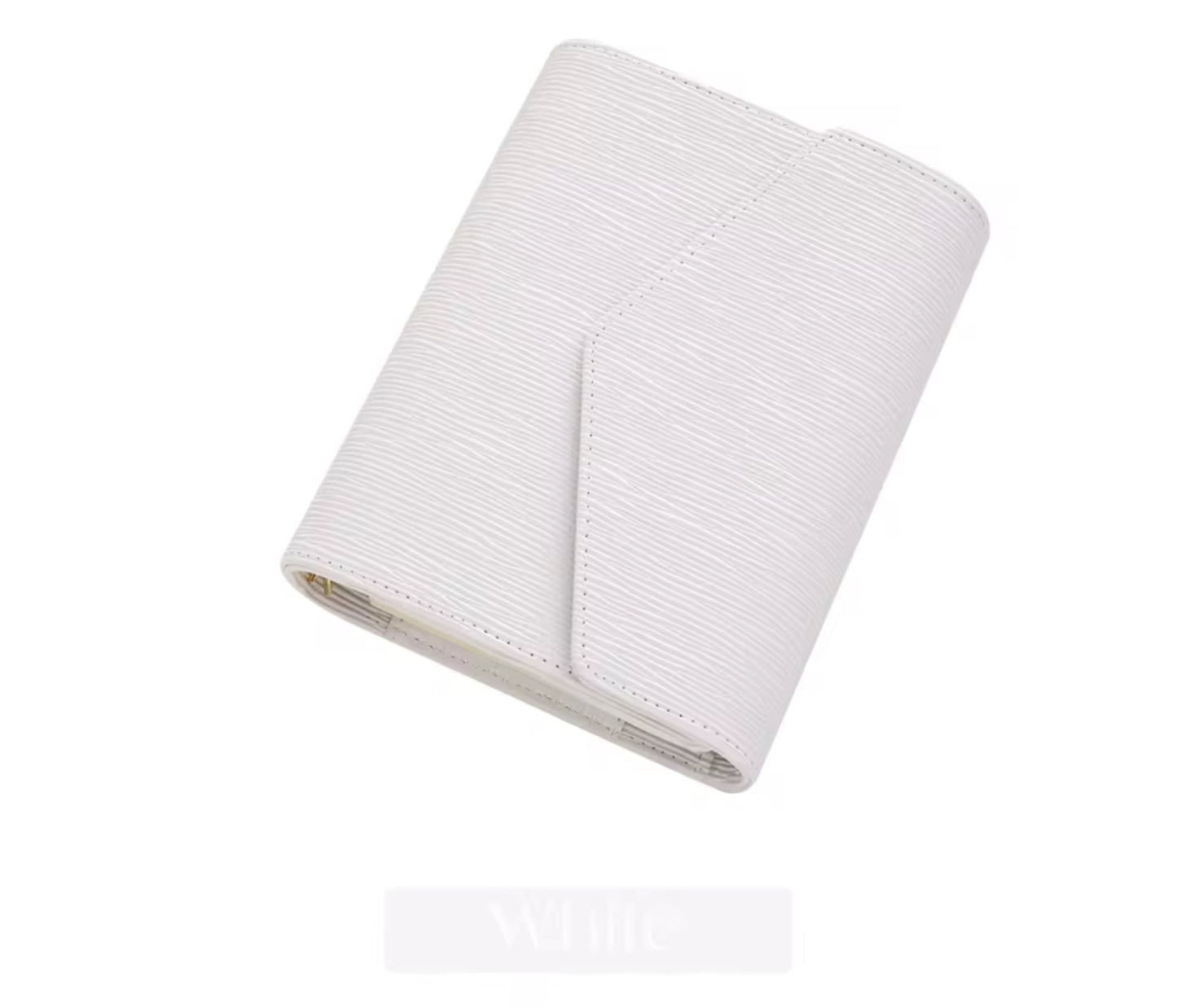 A6 Saffiano Epi Budget Binder – Stylish & Durable Money Organizer