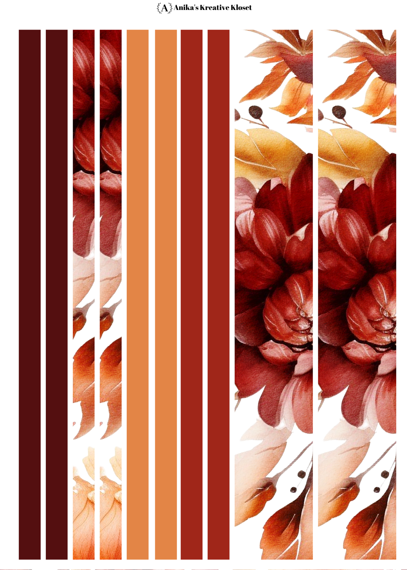 November Monthly Sticker Kit