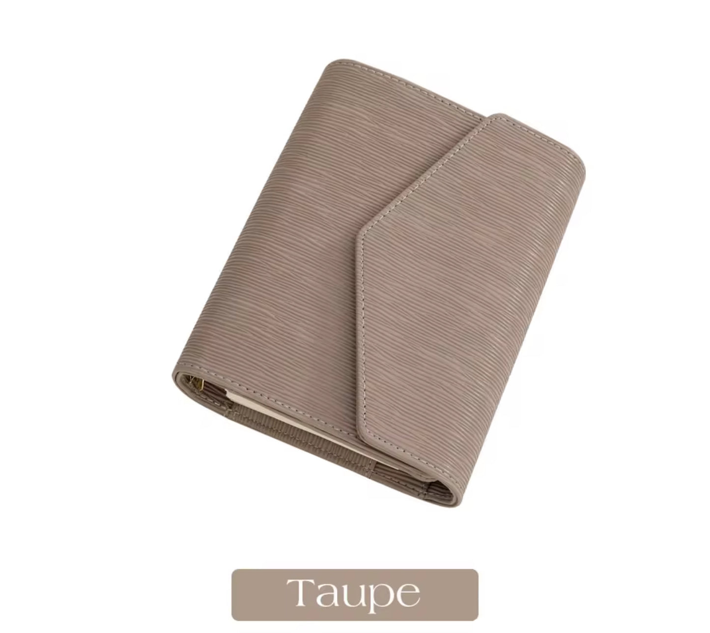 A6 Saffiano Epi Budget Binder – Stylish & Durable Money Organizer