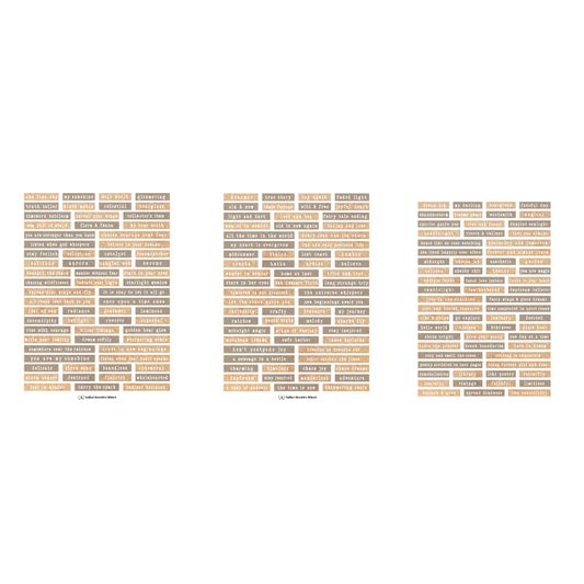 Journal word Strips: Brick