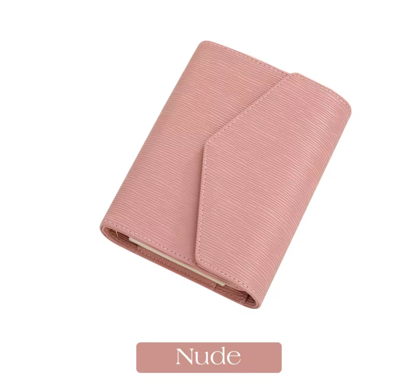 A6 Saffiano Epi Budget Binder – Stylish & Durable Money Organizer