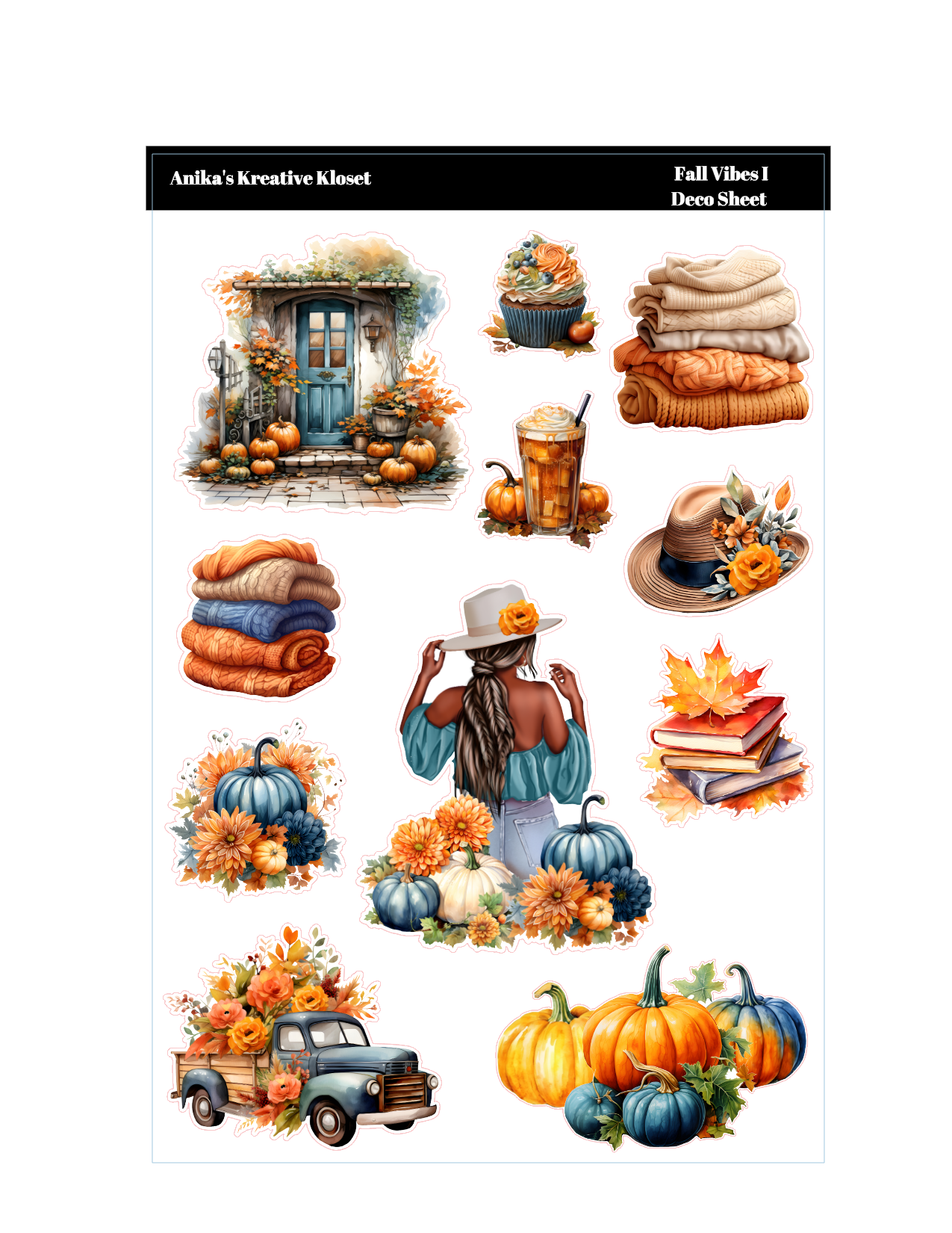 Fall Vibes Deco Sheets I