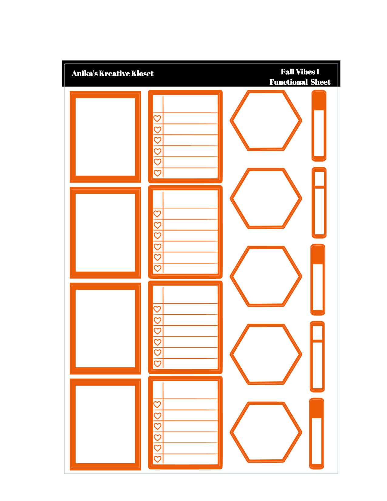 Fall Vibes Deco Sheets I