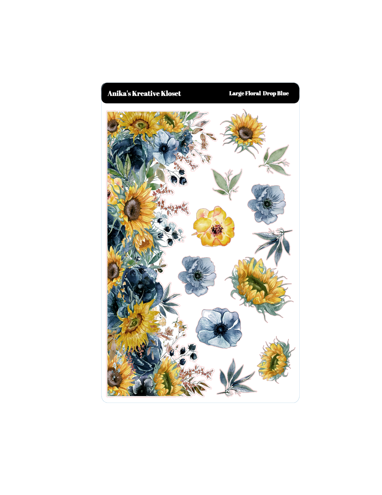 Blue Floral Bundle