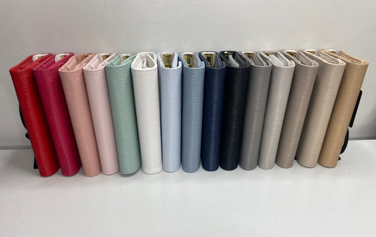 A6 Saffiano Epi Budget Binder – Stylish & Durable Money Organizer