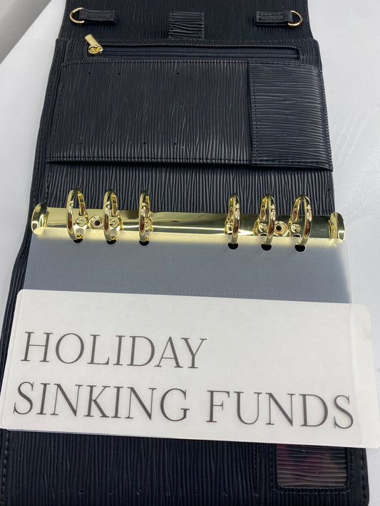 Holiday Sinking Fund A6 Dashboard