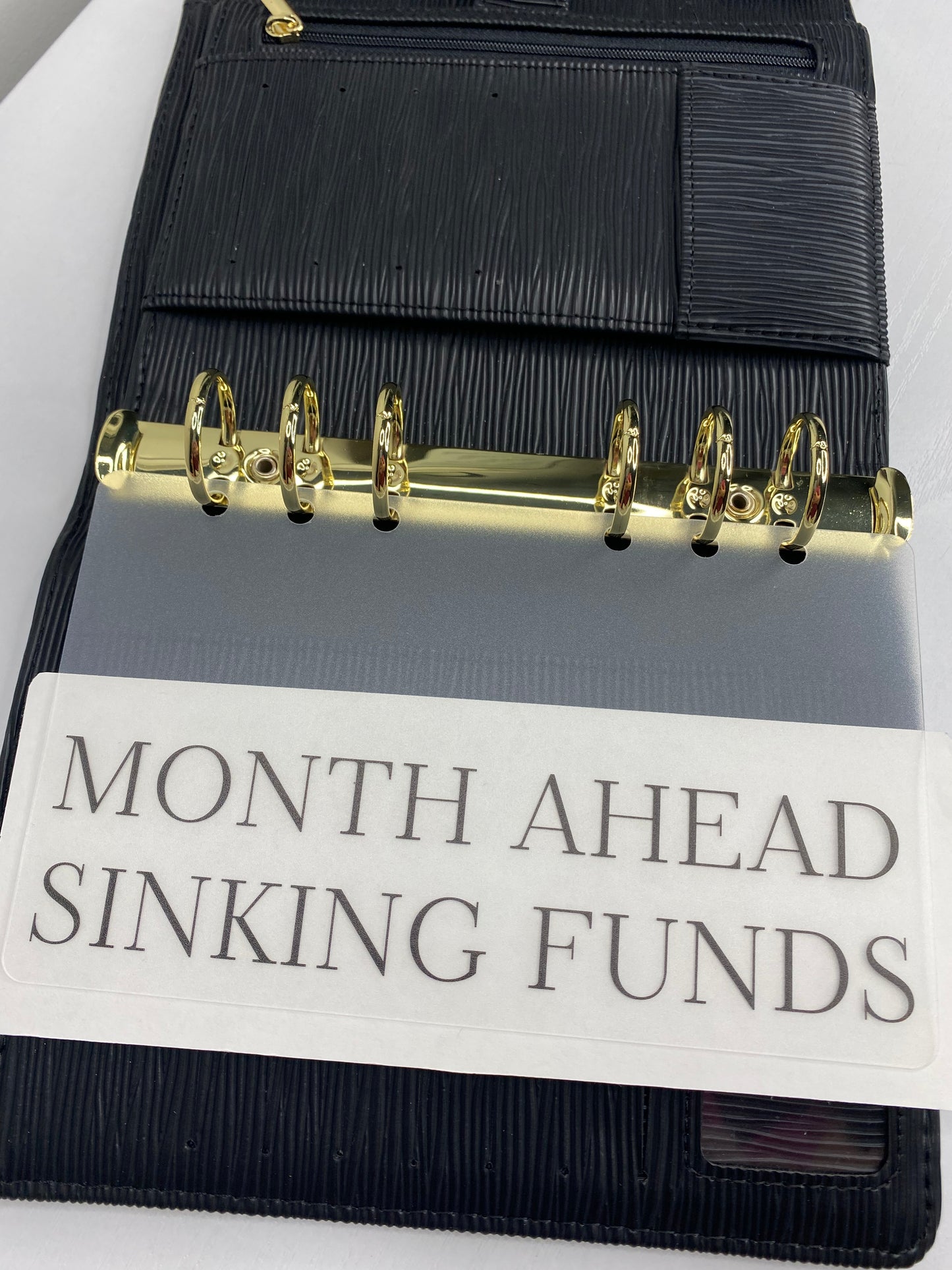 Month Ahead Sinking Funds A6 Dashboard
