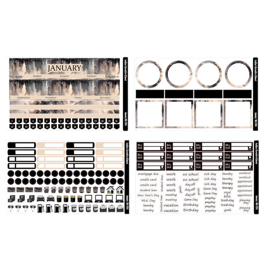 January Monthly Kit Hp Classic Sized Mk-C034