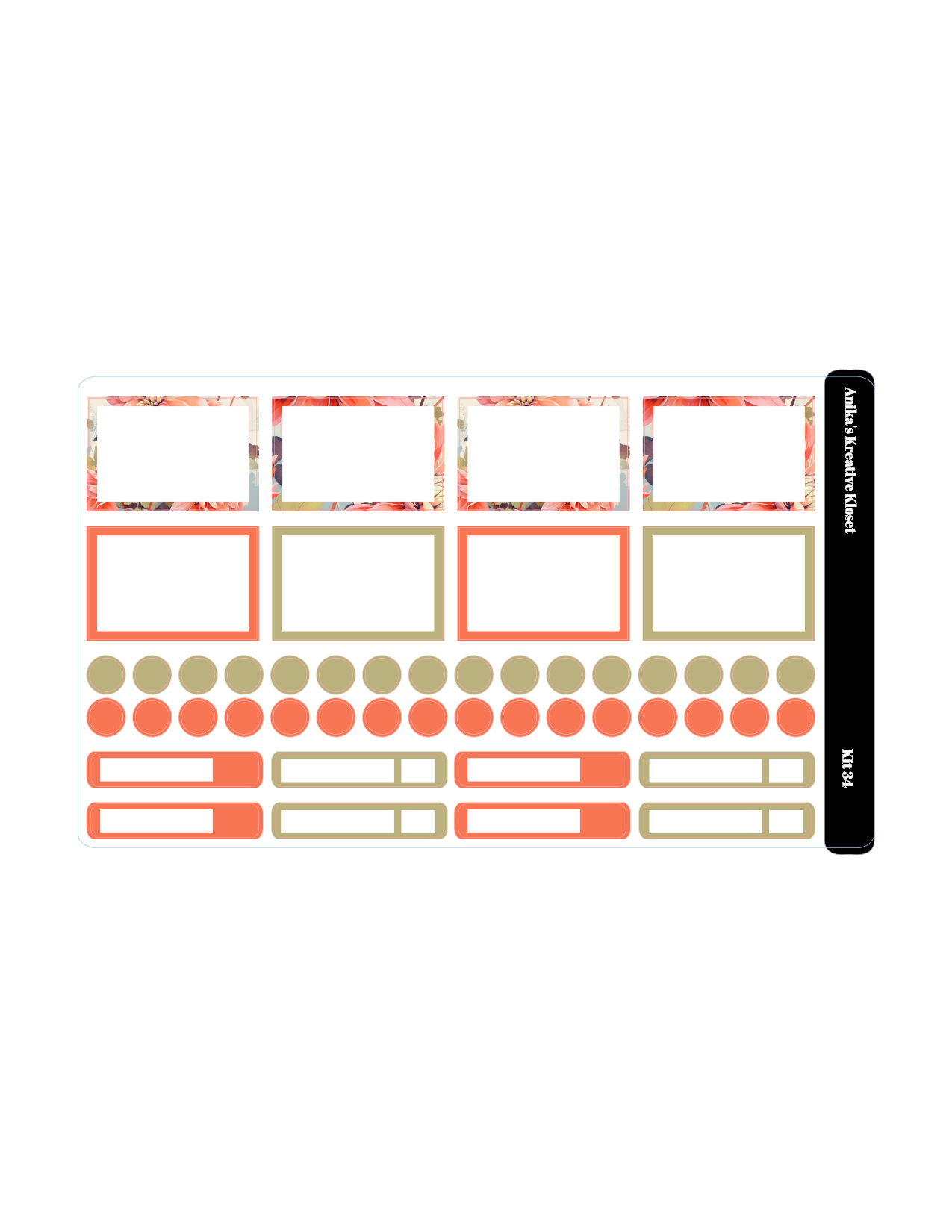 Weekly Sticker Kit 34