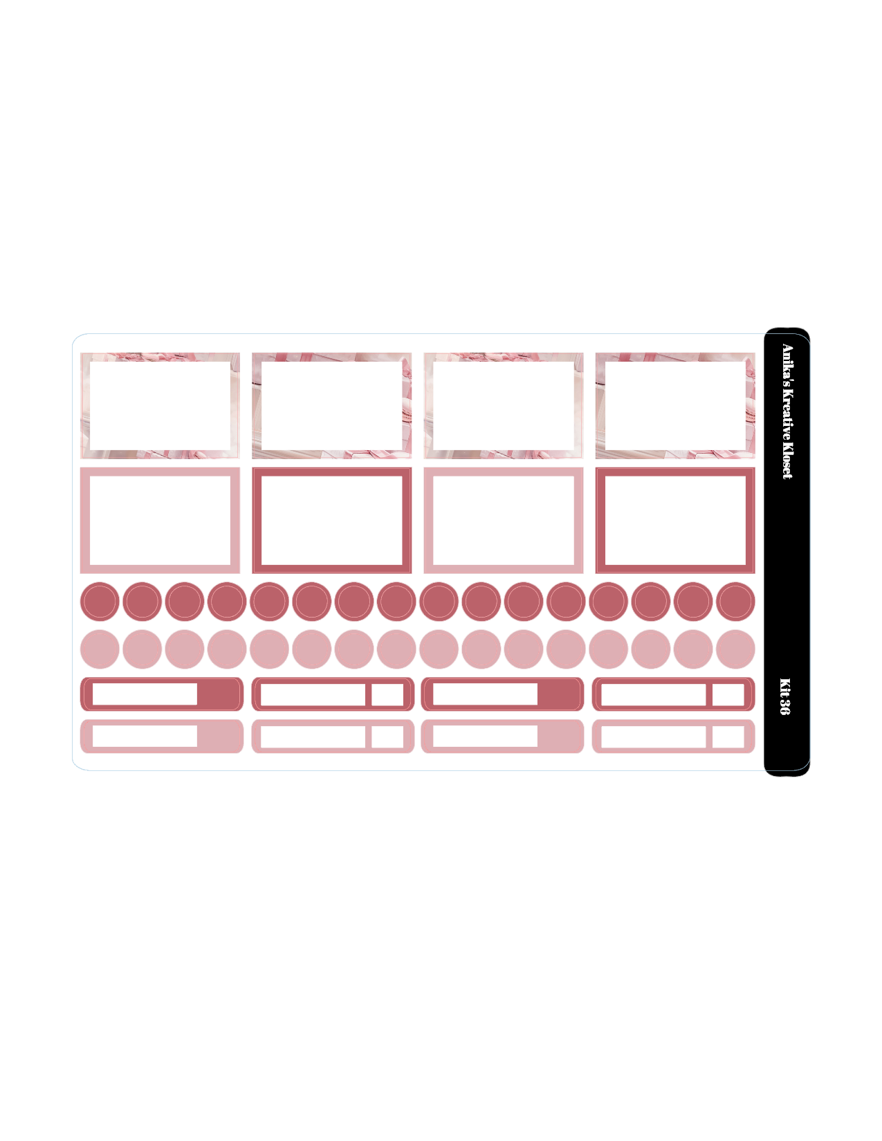 Weekly Sticker Kit 36