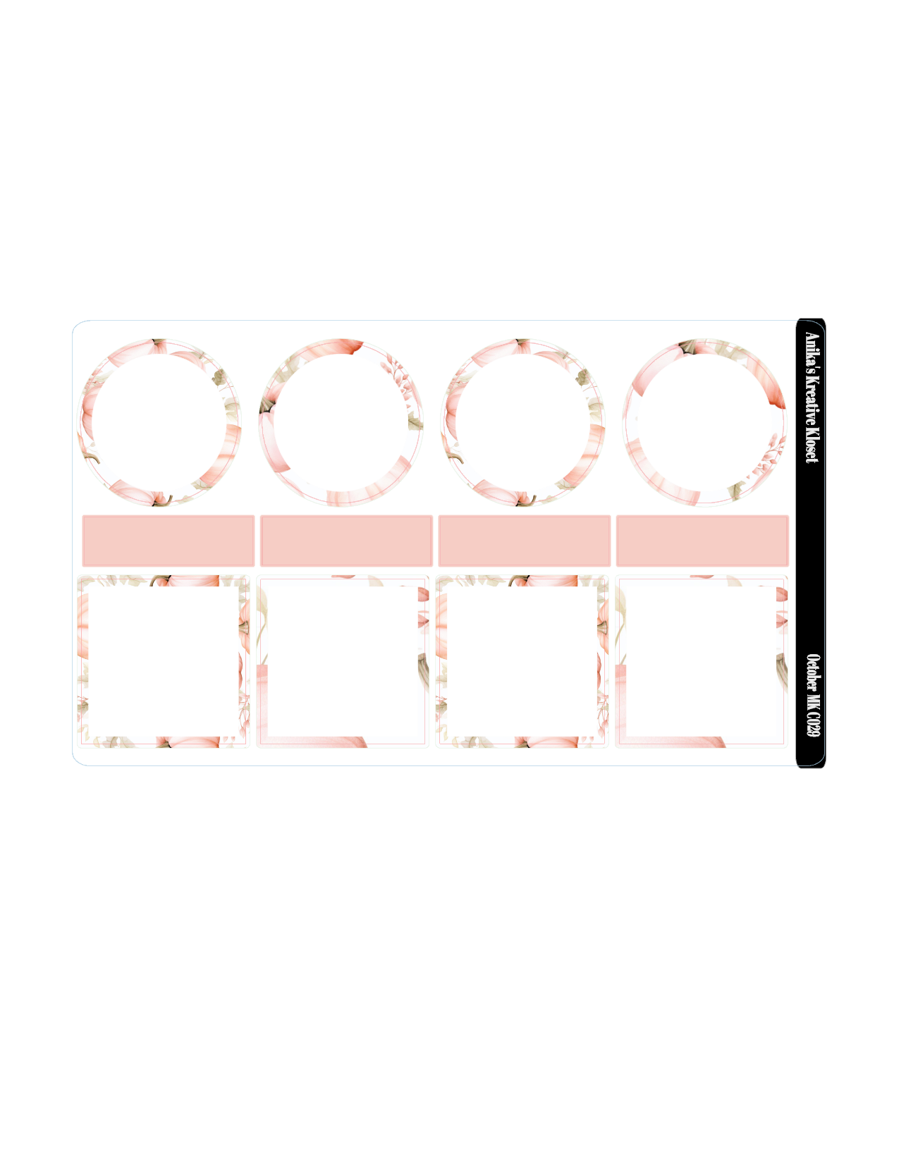 October Monthly Kit HP Classic-Sized MK-C029