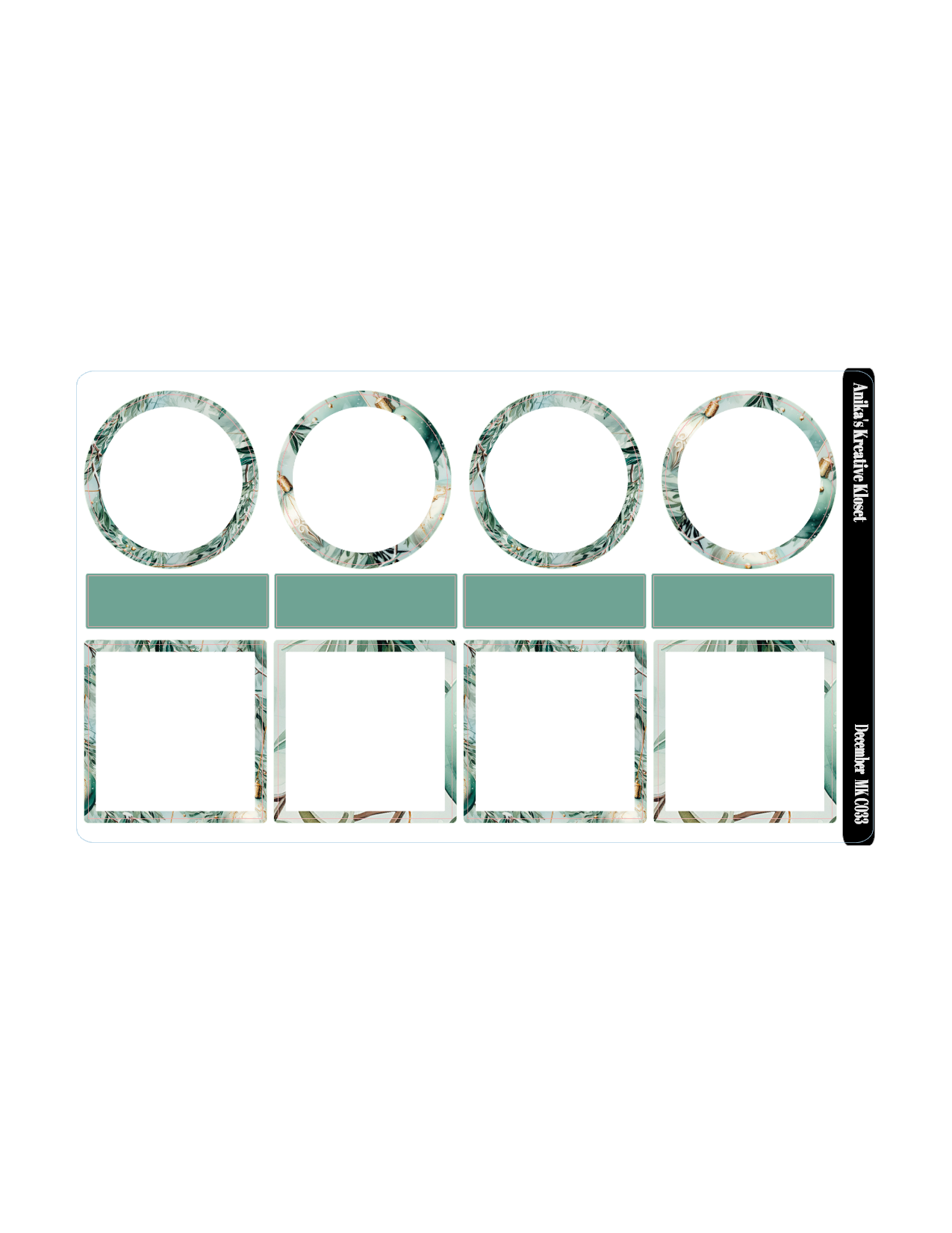 December Monthly Kit HP Classic Sized MK-C032
