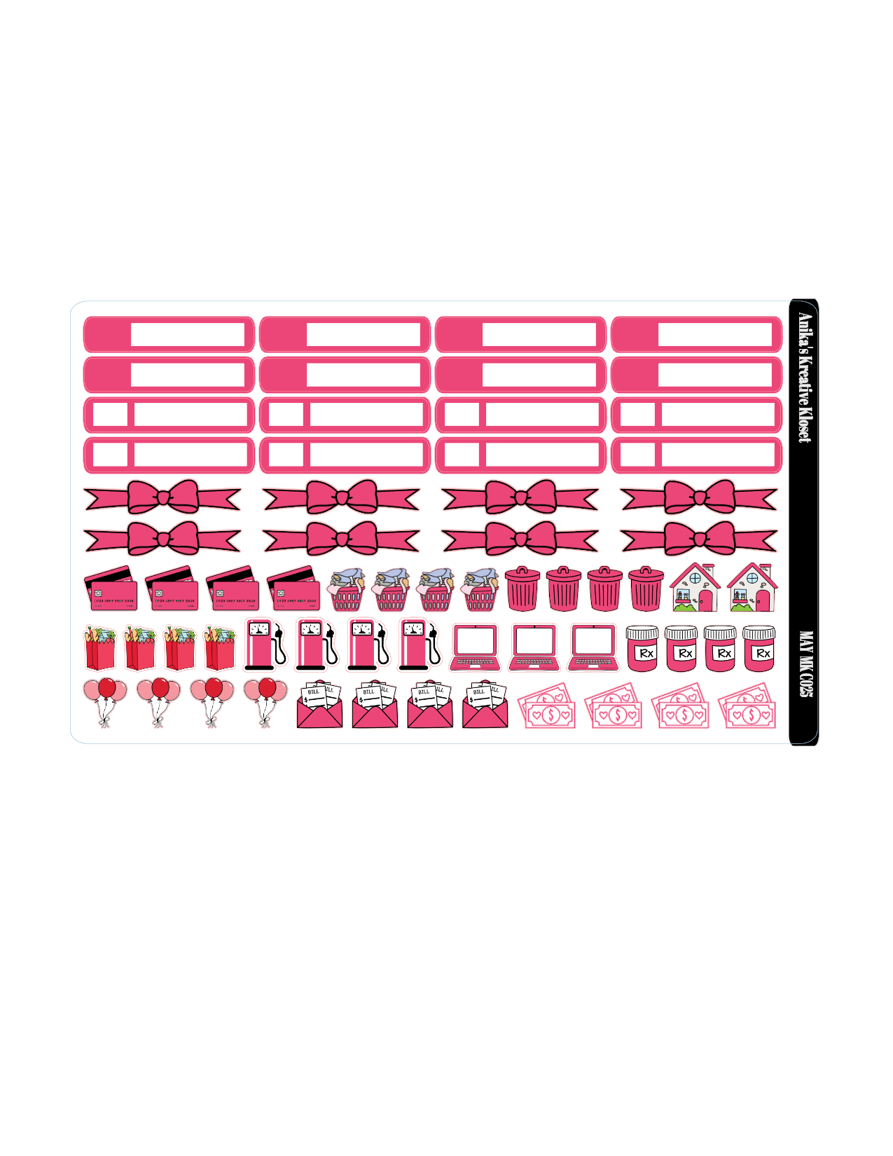 June Monthly Kit- HP Classic-Sized Mk-C025