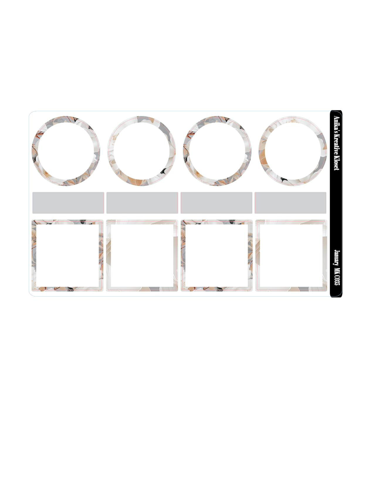 January Monthly Kit HP Classic Sized MK-C035