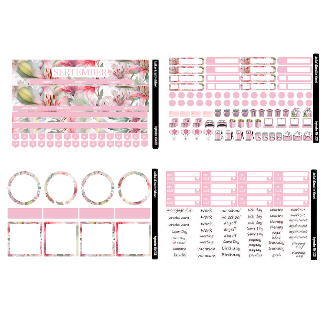 September Monthly Kit- HP Classic-Sized MK-C028