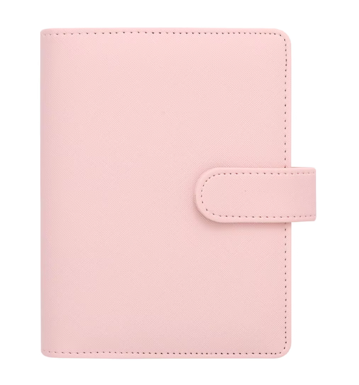 A6 Small Saffiano Leather Budget Binder