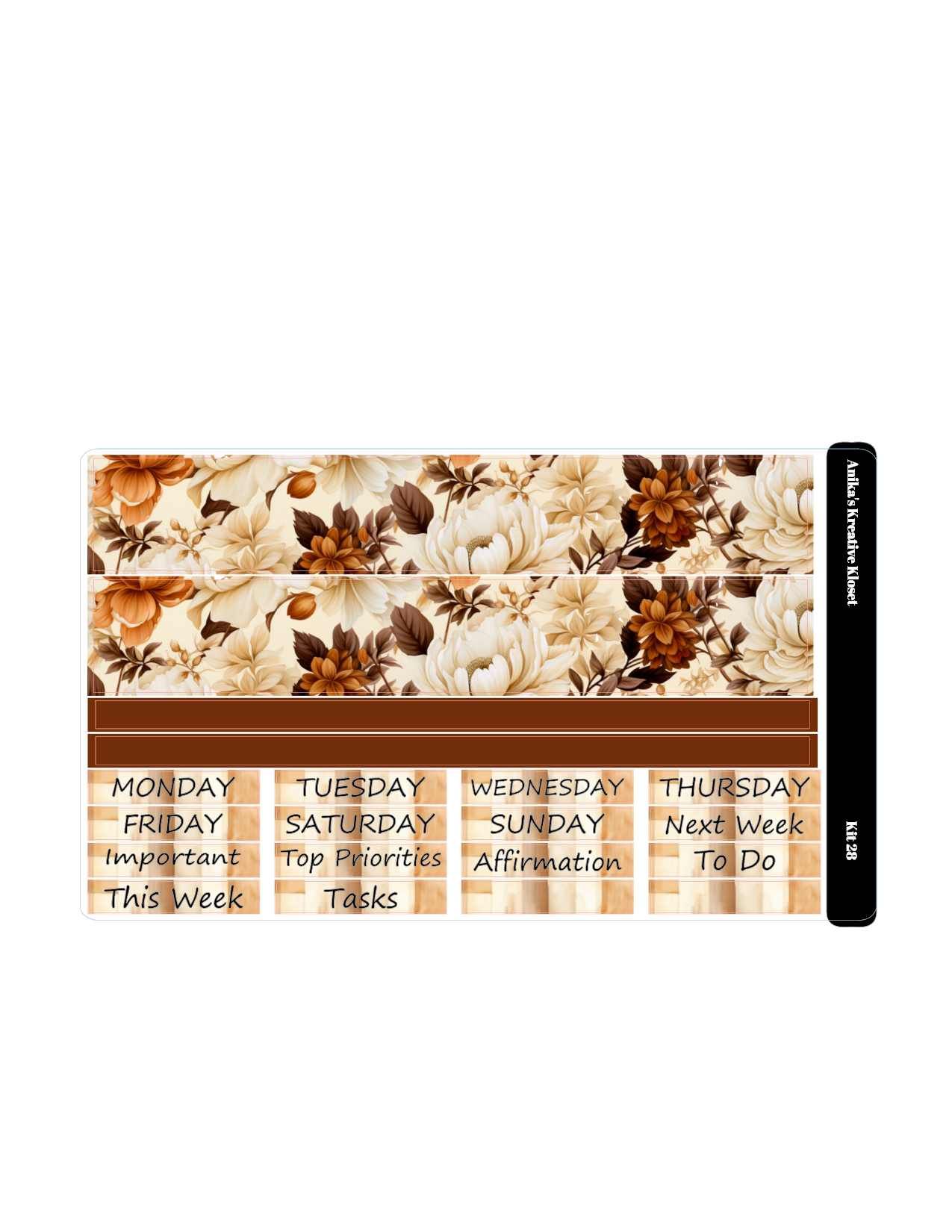 Weekly Sticker Kit 28