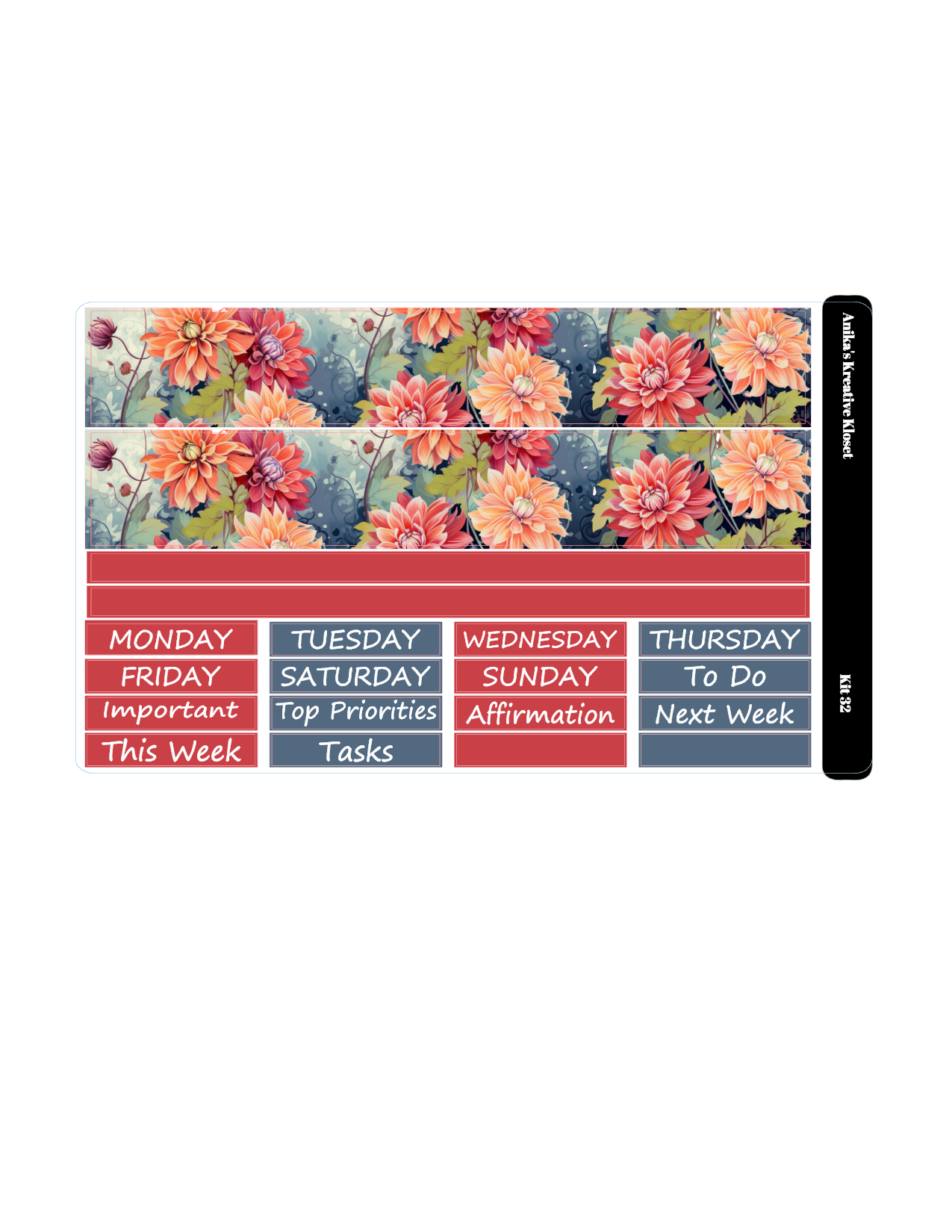 Weekly Sticker Kit 32