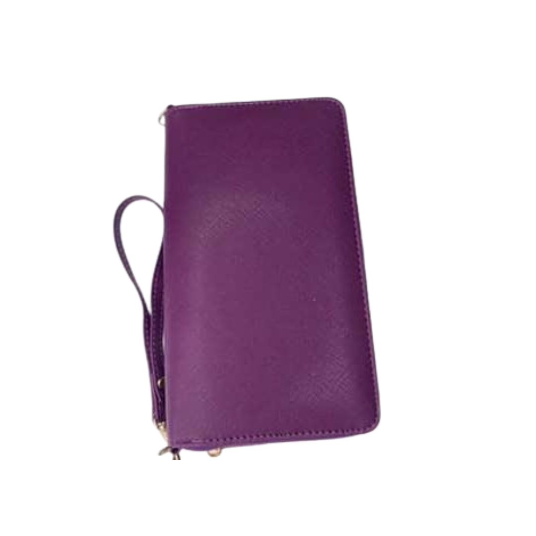 A6 Saffiano Leather Slim Wallet