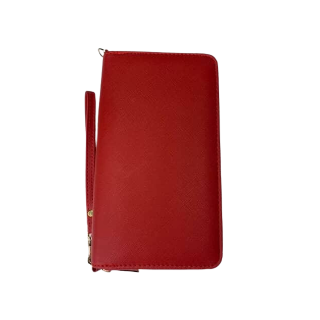 A6 Saffiano Leather Slim Wallet