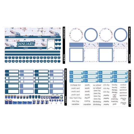 January Monthly Kit HP Classic- Sized MC-C015