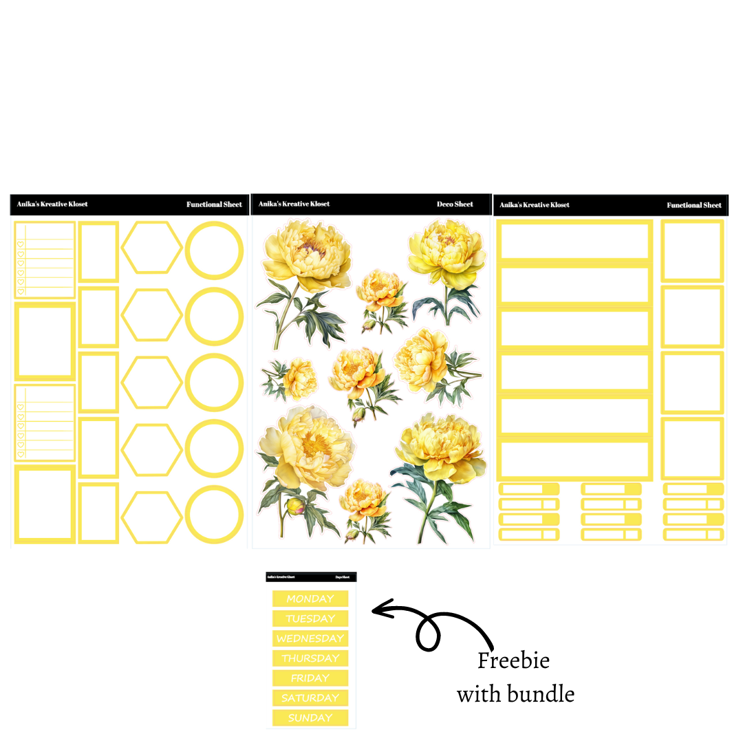 Shades of Yellow Deco Bundle