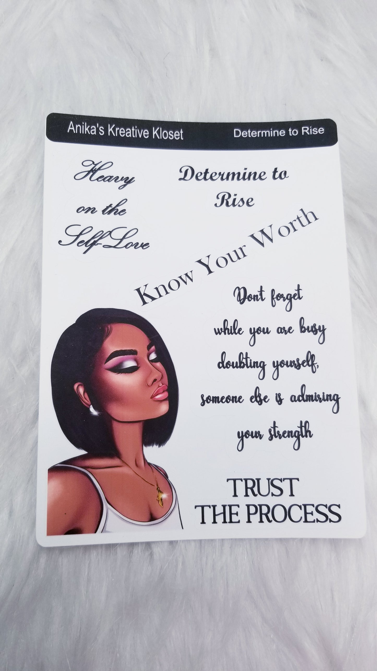 Affirmation Deco Stickers Premium