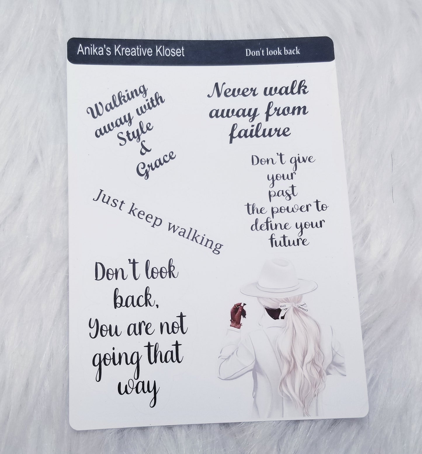 Affirmation Deco Stickers Premium