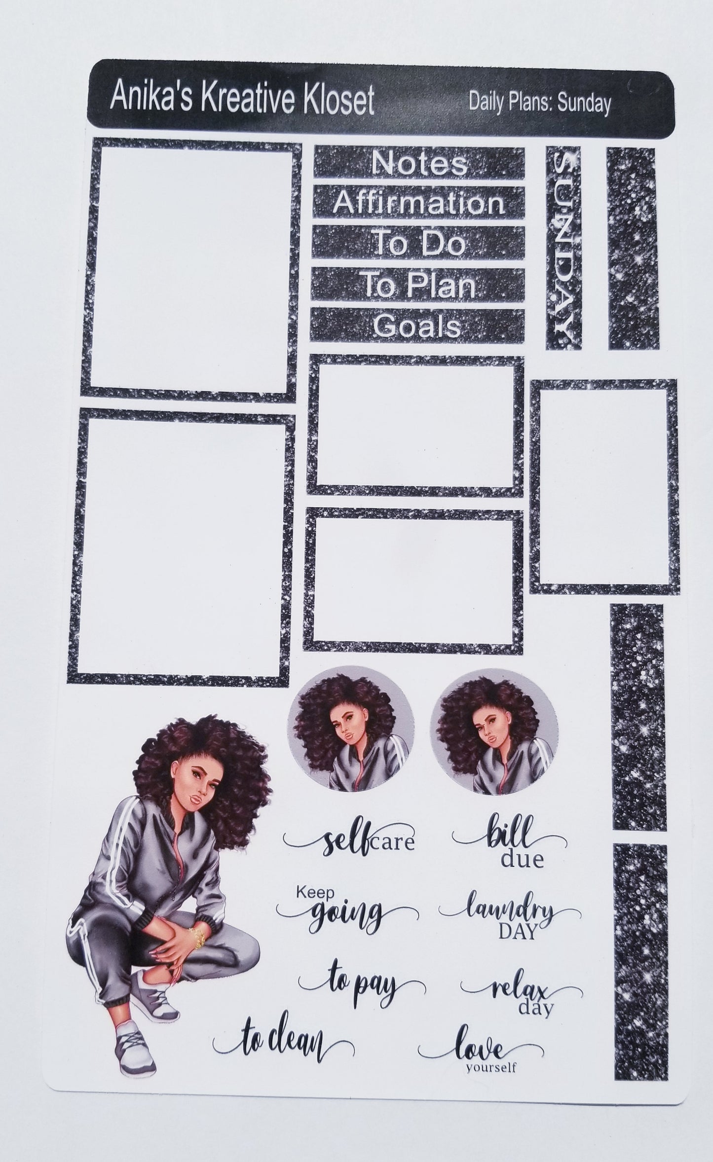 Daily Plans Sticker Sheets