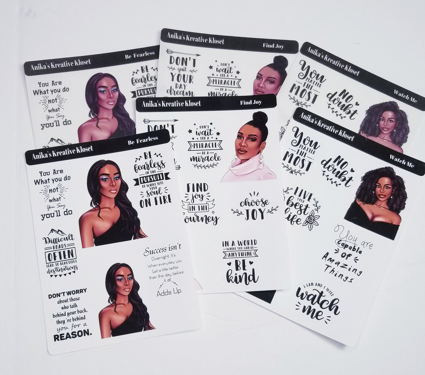 Affirmation Deco Sticker Sheet (3)