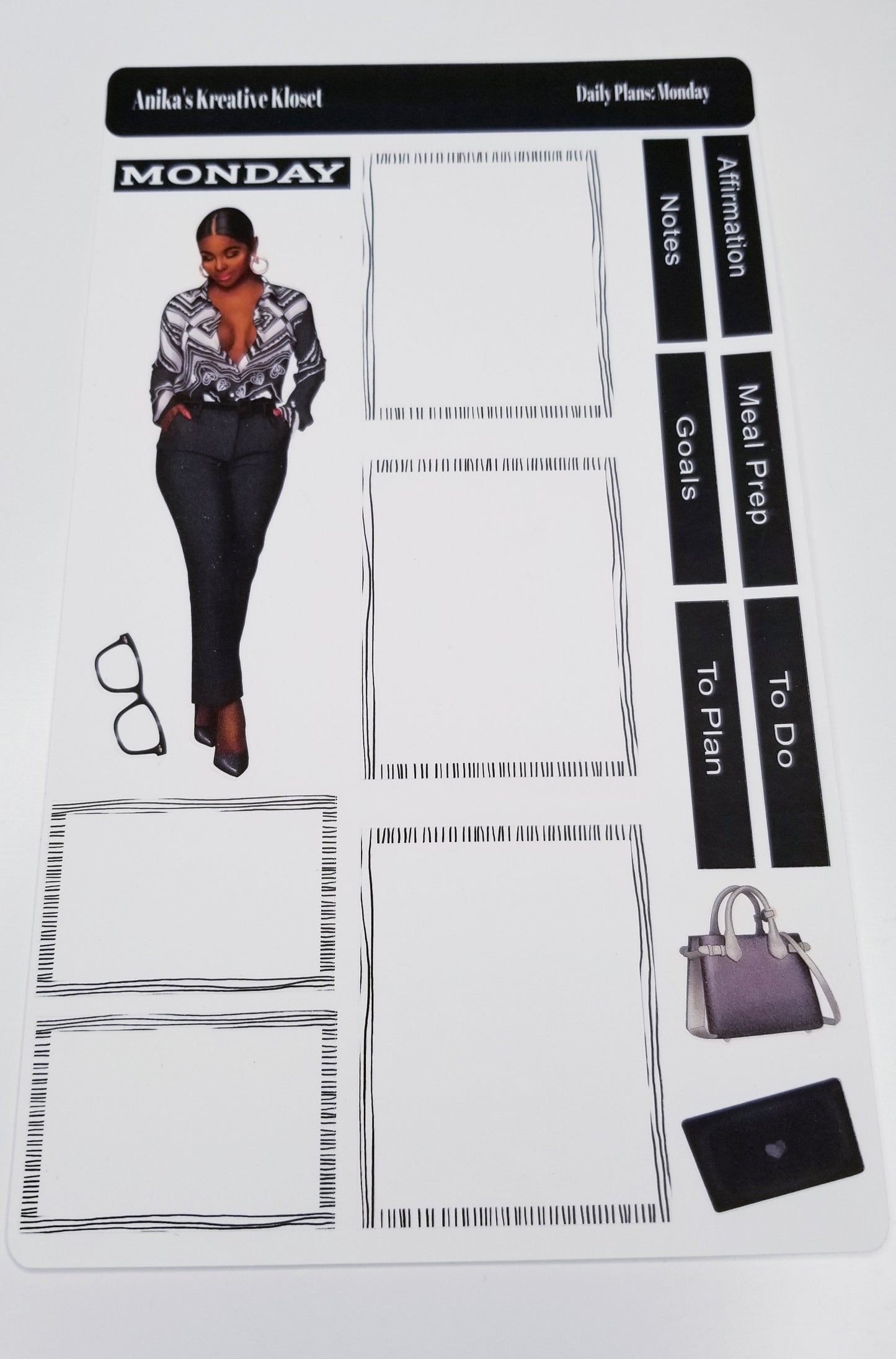 Daily Plans Sticker Sheet: Boss Level