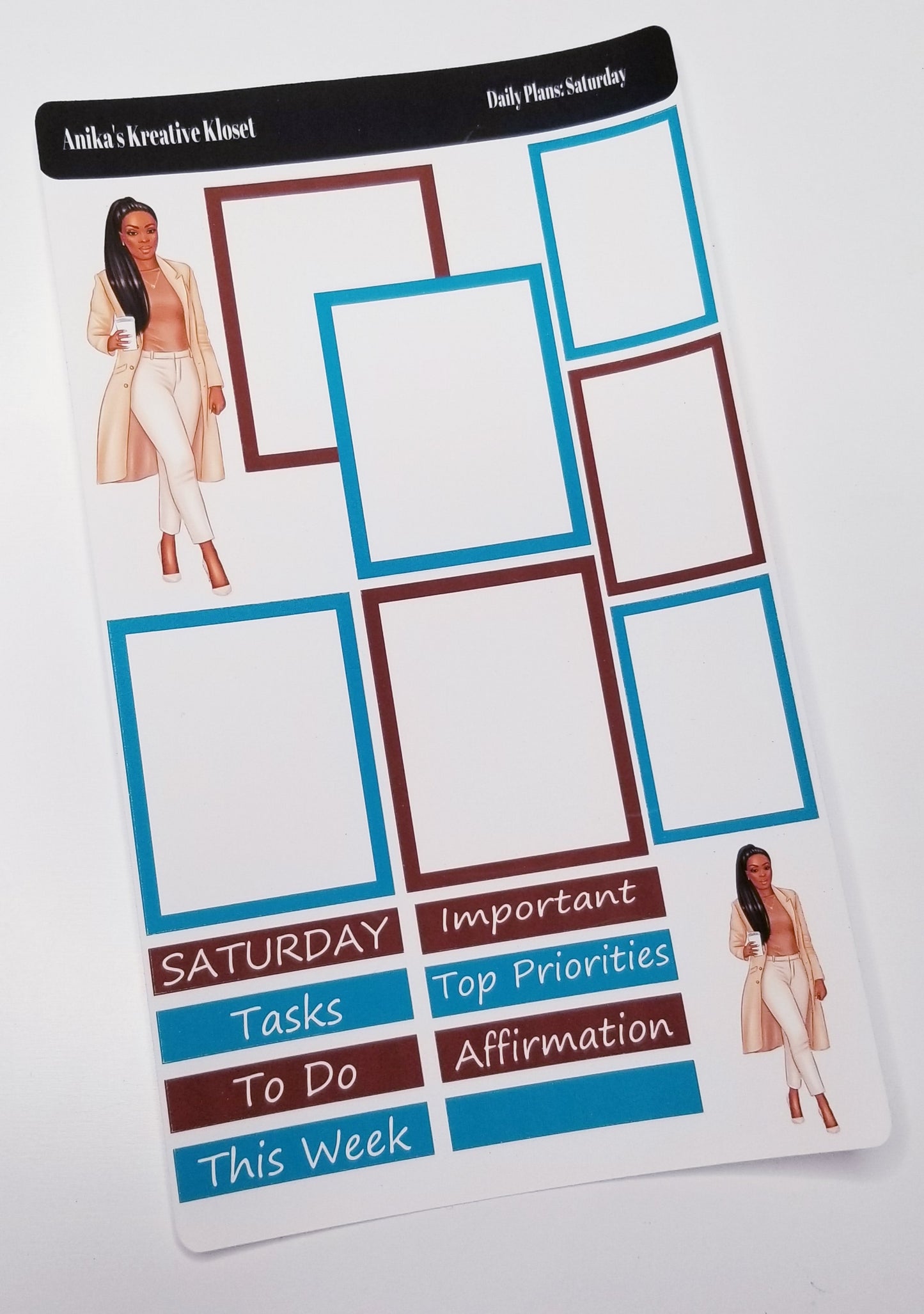 Daily Plans Sticker Sheet Set Goals