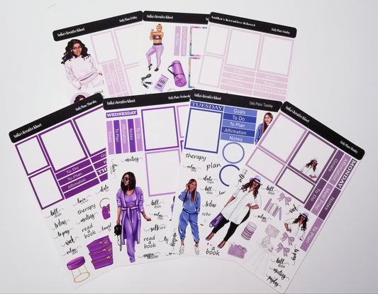 Daily Plans Sticker Sheet Plan Your Day