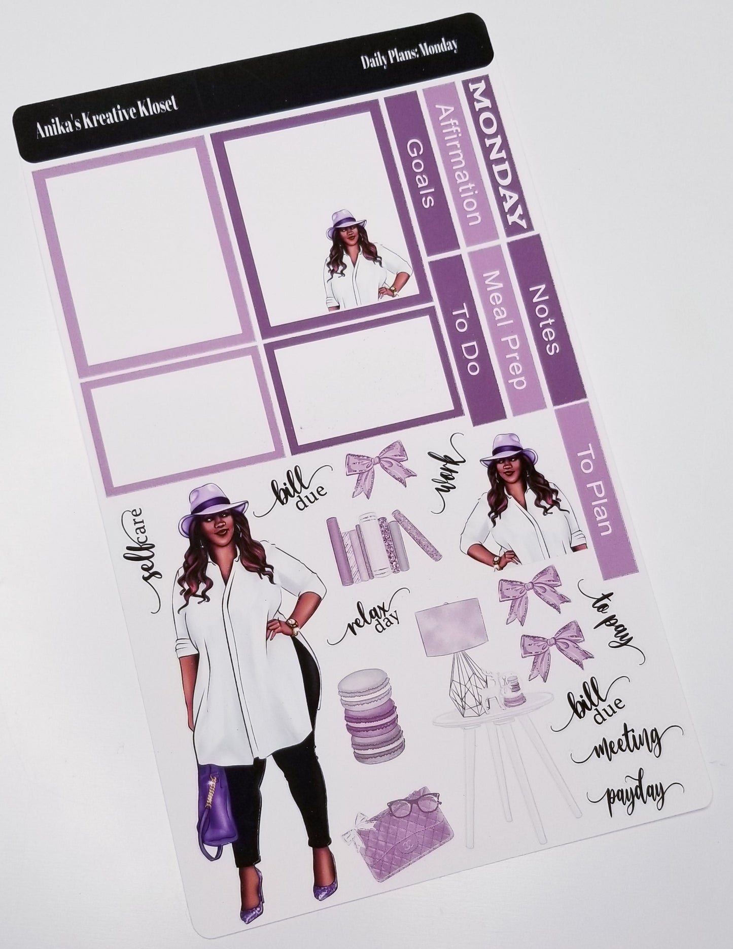 Daily Plans Sticker Sheet Plan Your Day
