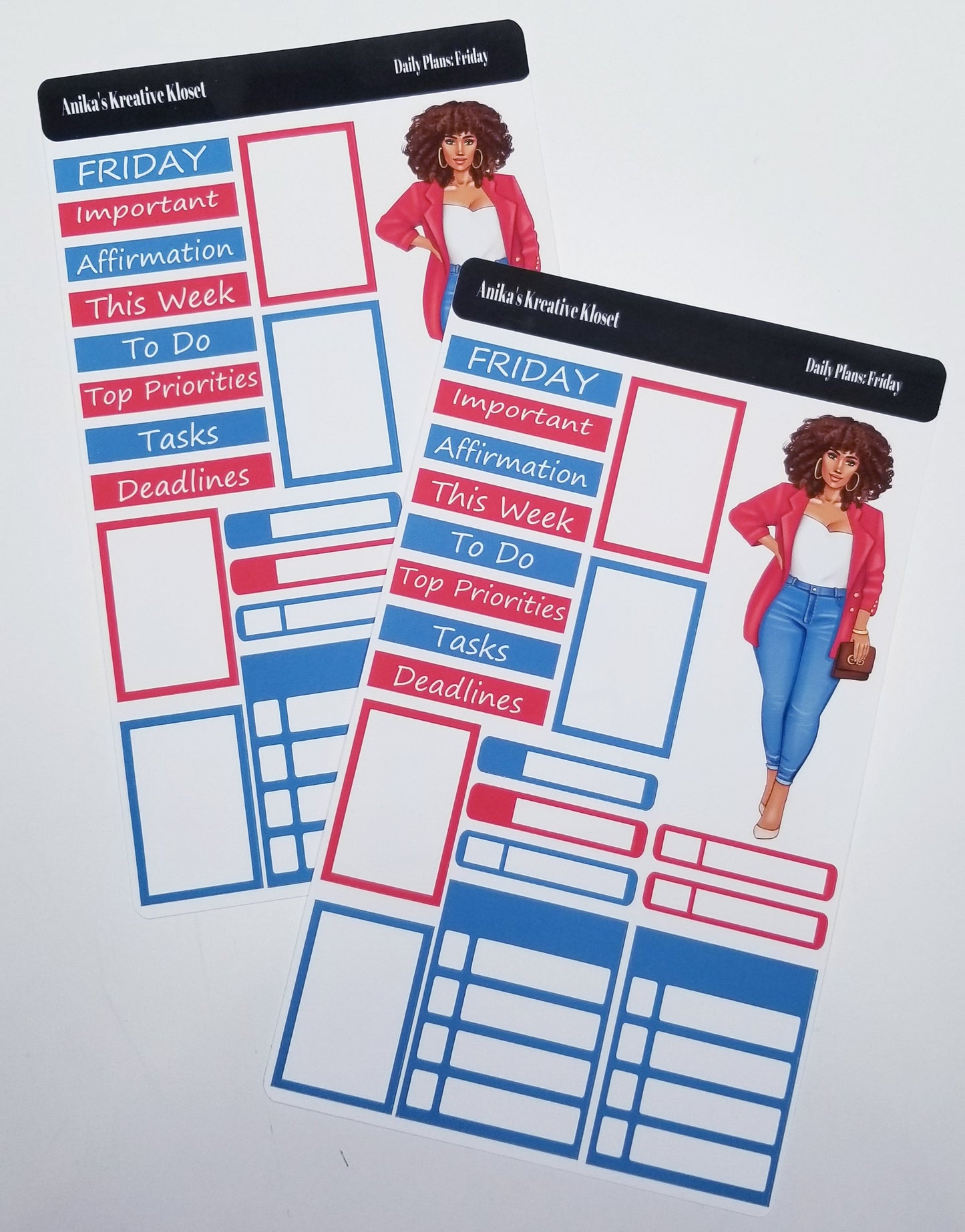 Daily Plans Sticker Sheet Next Level