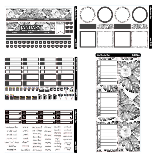 January Monthly Kit HP Classic- Sized MC-C014