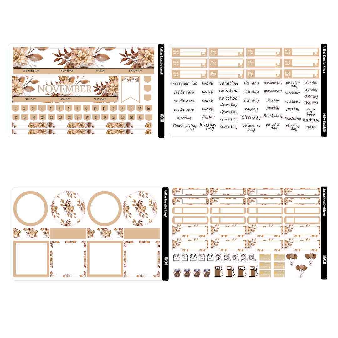 November Monthly Kit-HP Classis-Sized MK-C011