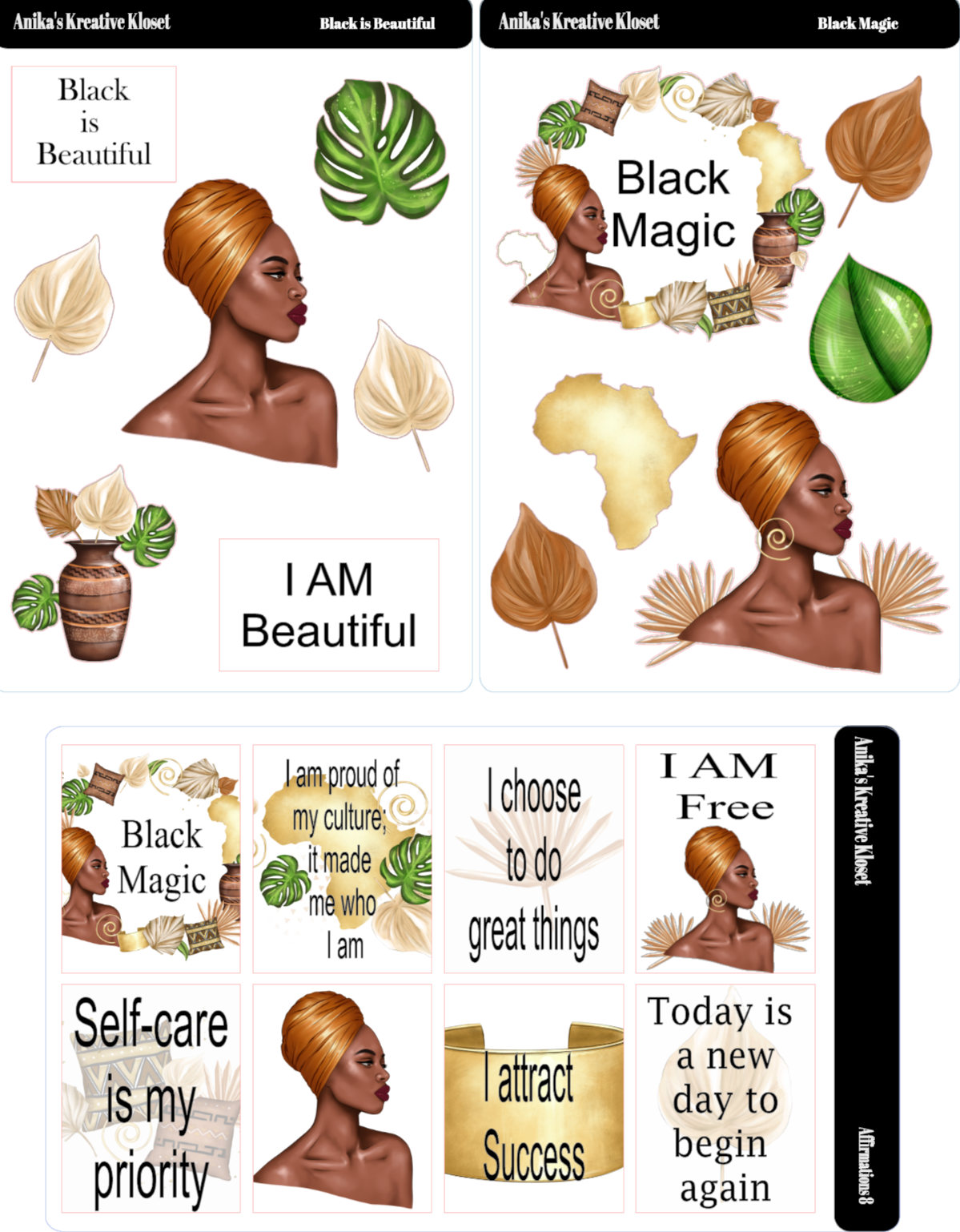 Black is Beautiful/Black Magic Affirmation