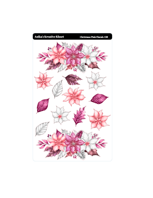 Christmas Pink Floral